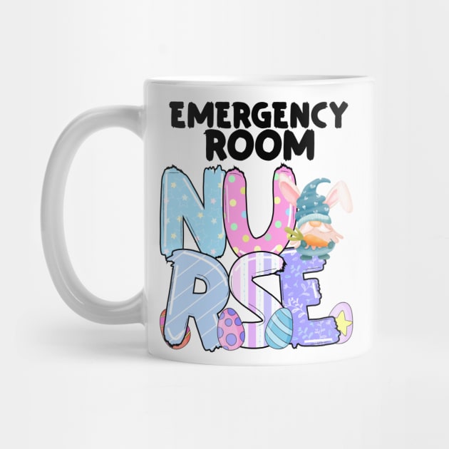 Funny Easter Gnomes Nursing Emergency room nurse by PhiloArt